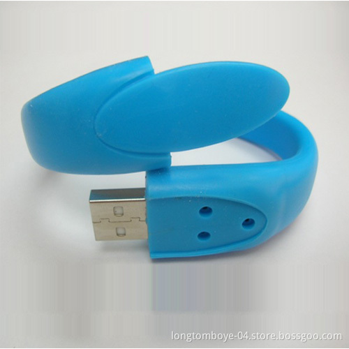 Free Logo Bracelet USB Flash Drive with Toshiba Memory
